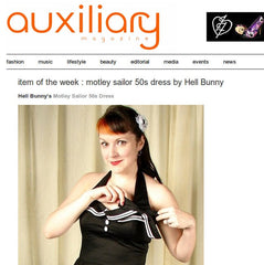 Auxiliary Magazine item of the week : Motley Sailor 50s Dress by Hell Bunny