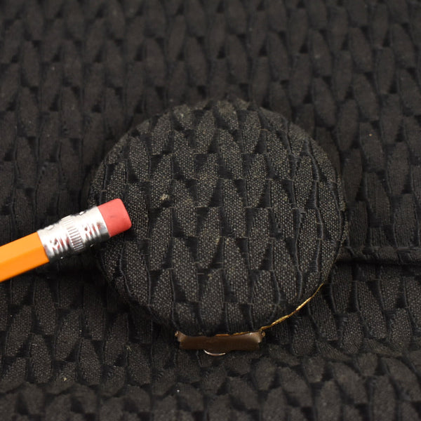 1930s Large Black Fabric Clutch Cats Like Us