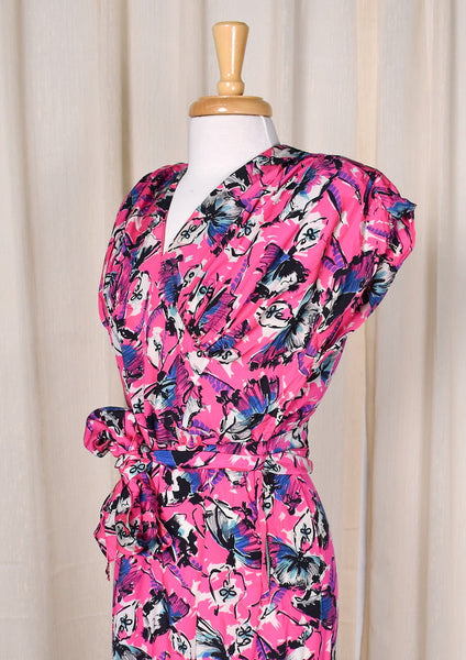 1940s Ballerina Print Vintage Dress Cats Like Us