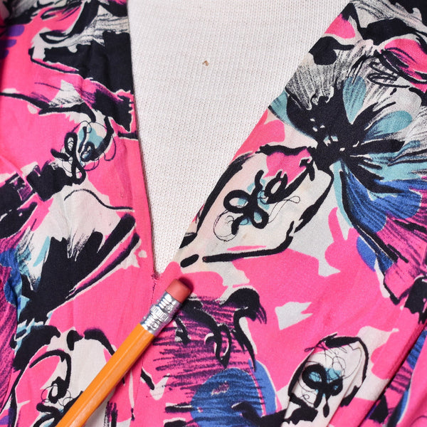 1940s Ballerina Print Vintage Dress Cats Like Us