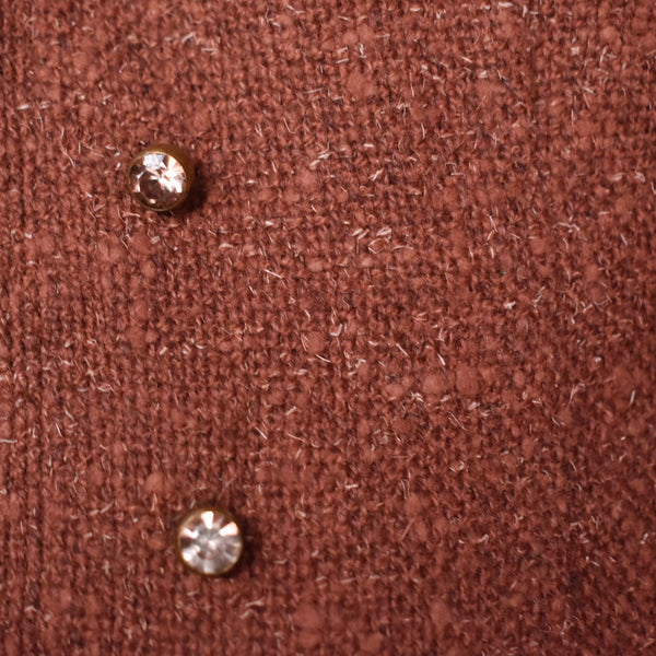 1940s Brown A-line Skirt Suit Cats Like Us