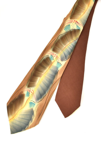 1940s Di Aljale Leaf Art Vintage Tie Cats Like Us