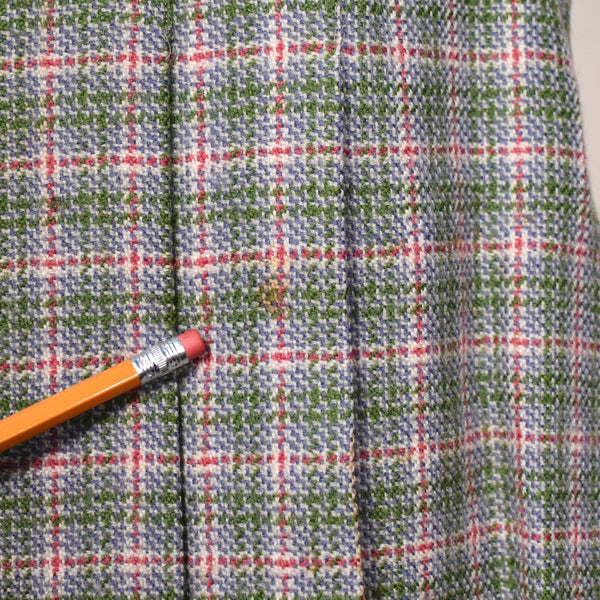 1940s Green Plaid Skirt Suit Cats Like Us
