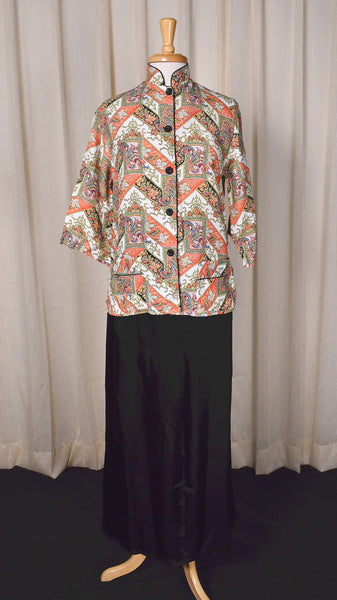 1940s Paisley 2 pc PJS Cats Like Us