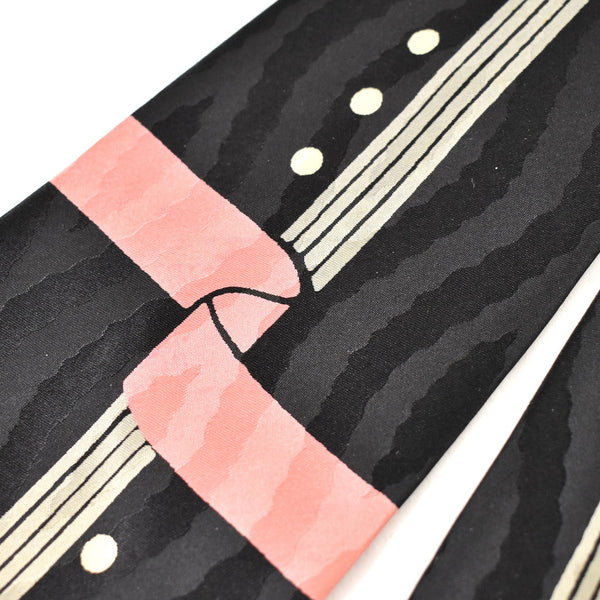 1940s Pink Ribbon Vintage Tie Cats Like Us