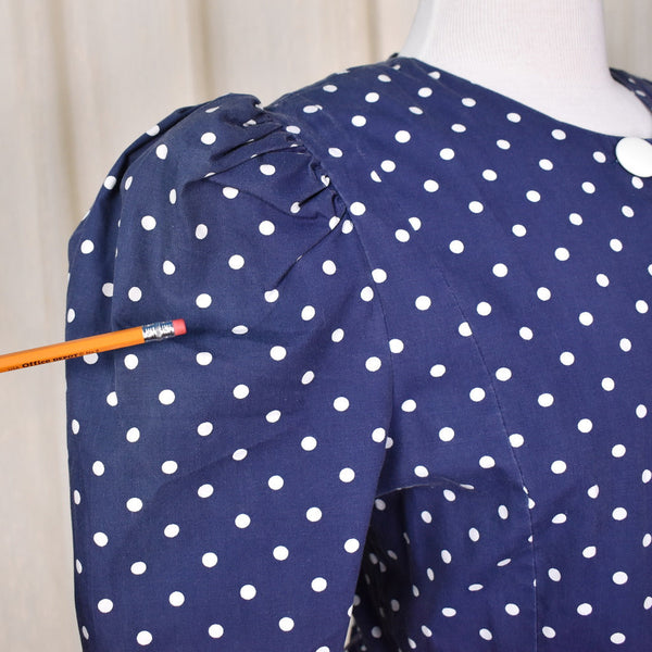 1940s Style Bow Peplum Dress Cats Like Us