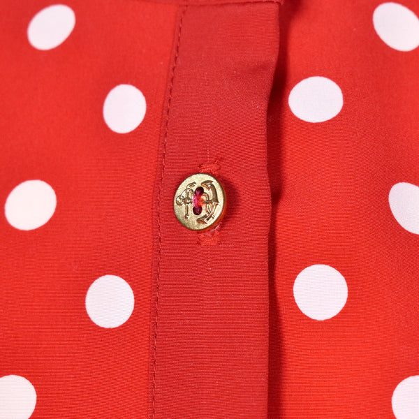 1940s Style Red Polka Dot Dress Cats Like Us