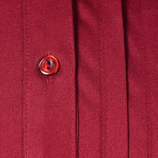 1940s Style Vintage Burgundy Bow Blouse Cats Like Us