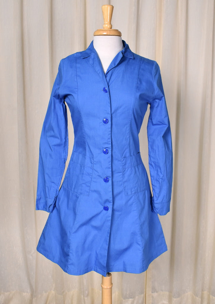blue nurses dress Women's Medical Scrub Dress | Navy Blue