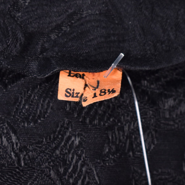 1950s Black Cotton Brocade Vintage Suit Cats Like Us