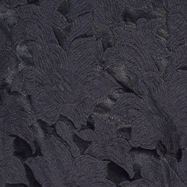 1950s Black Cotton Brocade Vintage Suit Cats Like Us