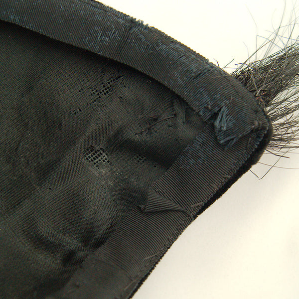 1950s Black Velvet Feather Cats Like Us