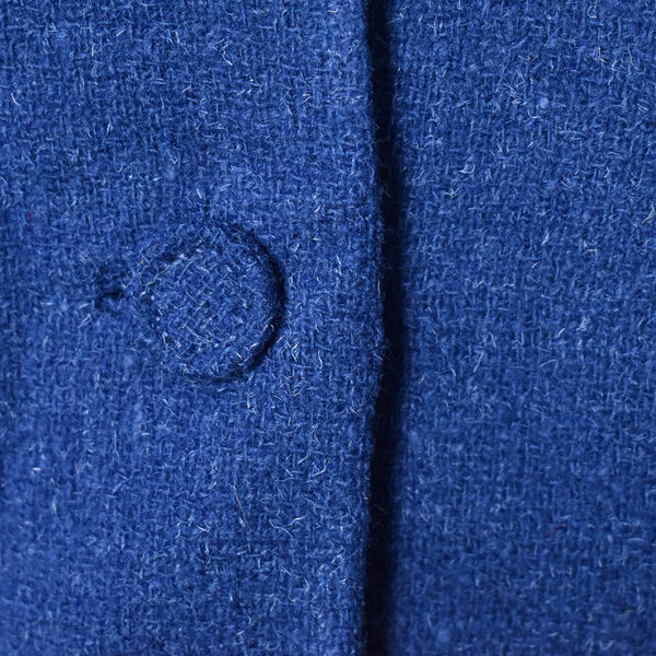 1950s Blue 3pc Tweed Skirt Suit Cats Like Us