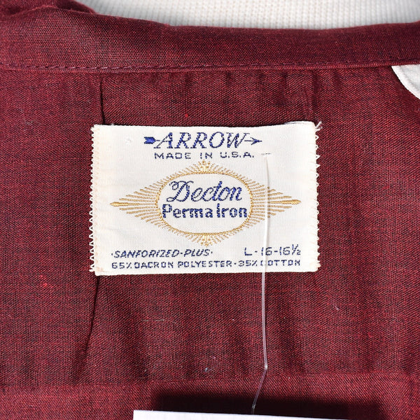1950s Burgundy LS Shirt Cats Like Us