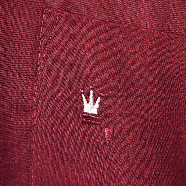 1950s Burgundy LS Shirt Cats Like Us