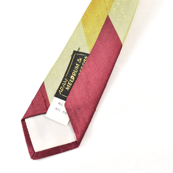 1950s Burgundy Stripe Vintage Tie Cats Like Us