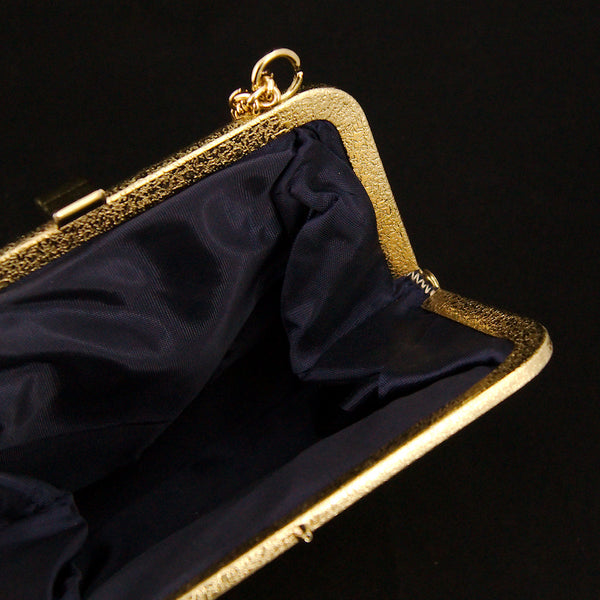1950s Embossed Gold Handbag Cats Like Us