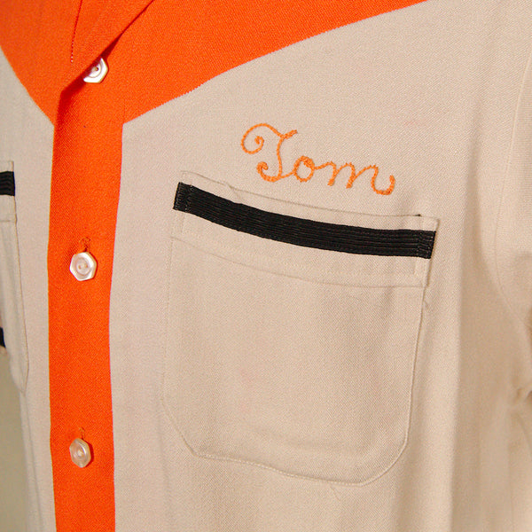 1950s Funeral Bowling Shirt Cats Like Us