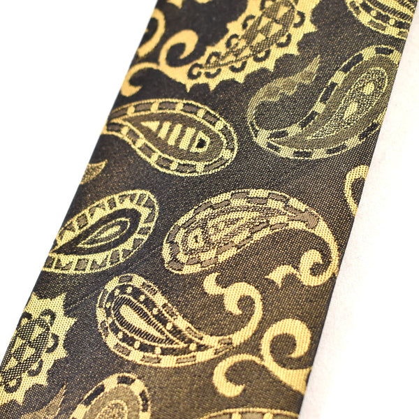 1950s Golden Paisley Vintage Tie Cats Like Us