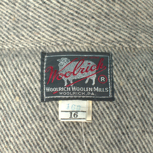 1950s Heather Gray Wool Shirt Cats Like Us