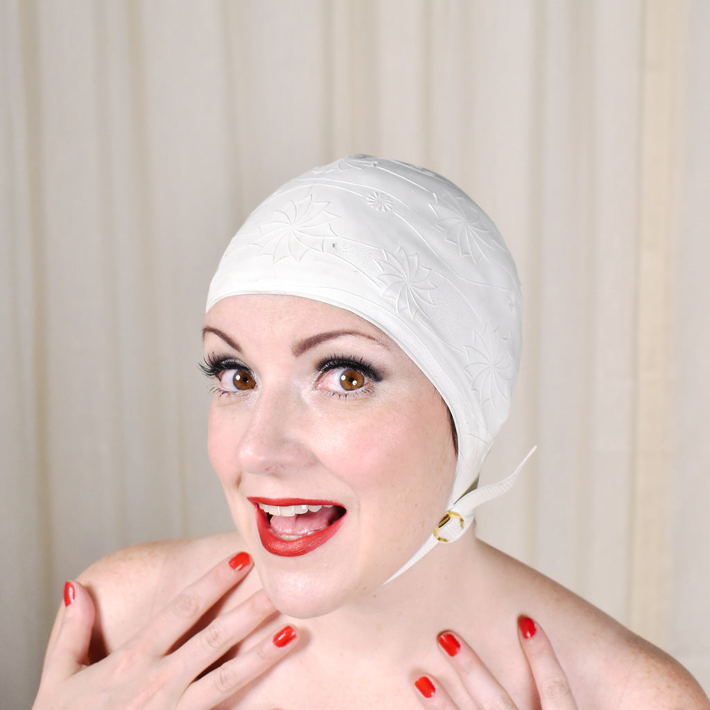 1950s Jantzen Vintage Swim Cap by Jantzen – Cats Like Us display picture 1