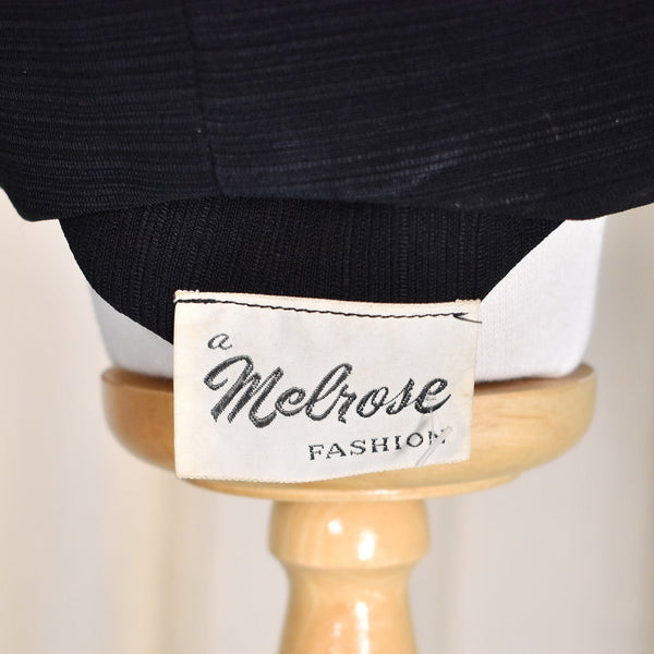 1950s LBD Scarf Vintage Shirt Dress Cats Like Us