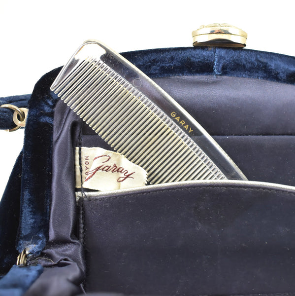 1950s Midnight Velvet Handbag Cats Like Us