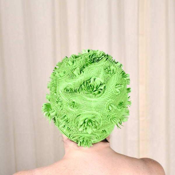 1950s Playtex Vintage Lily Pad Swim Cap Cats Like Us