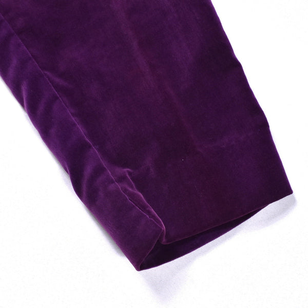 1950s Purple Velvet Ankle Pants Cats Like Us