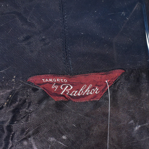 1950s Red & Black Vintage Smoking Jacket Cats Like Us