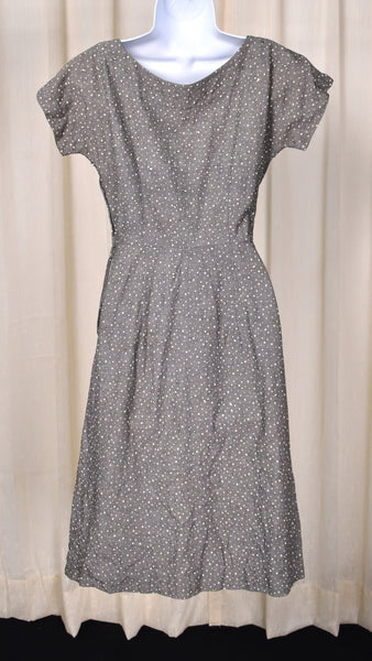 1950s Rhinestone Dot Dress Cats Like Us