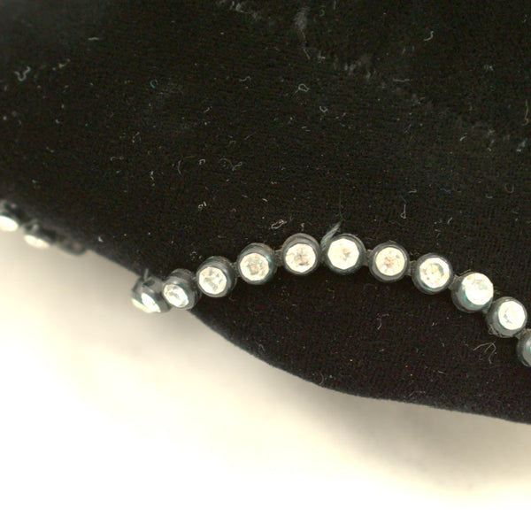 1950s Rhinestone Velvet Cap Cats Like Us