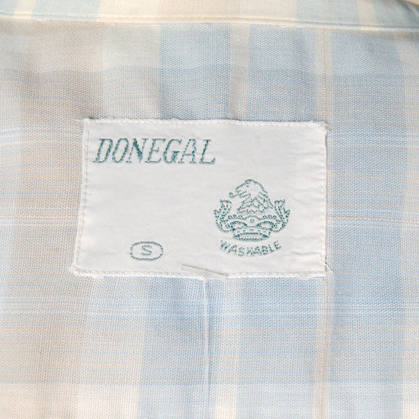 1950s SS Blue Plaid Loop Shirt Cats Like Us