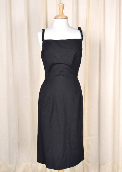 1950s Sexy Wool LBD w Jacket Cats Like Us