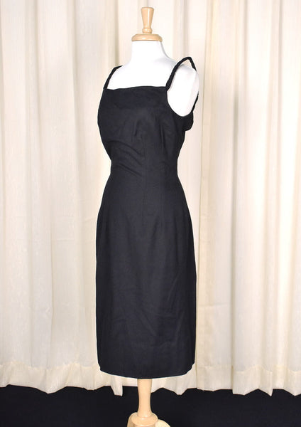 1950s Sexy Wool LBD w Jacket Cats Like Us