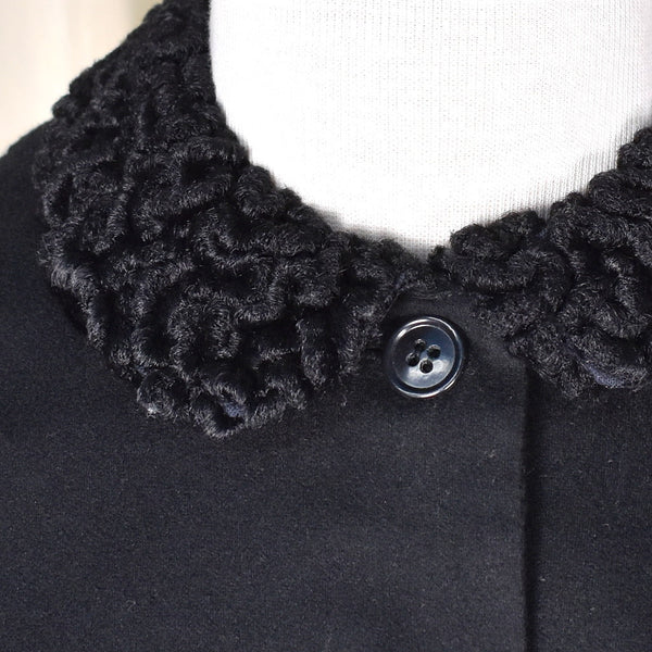 1950s Sexy Wool LBD w Jacket Cats Like Us
