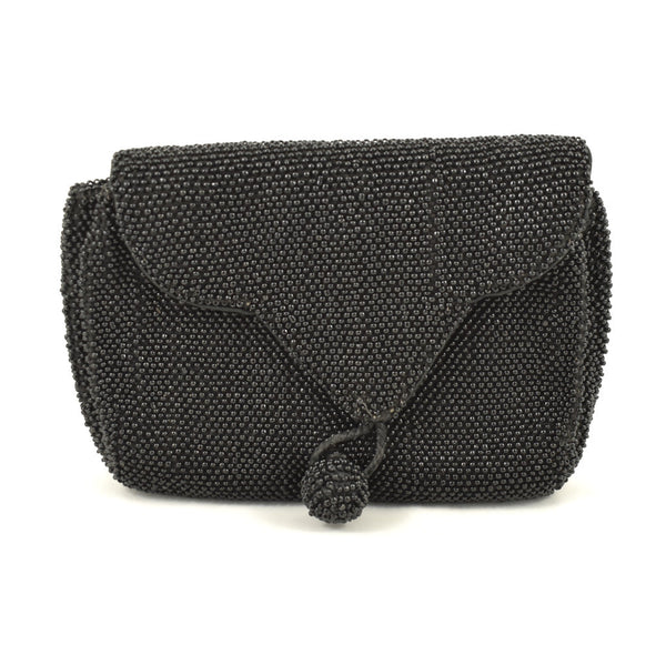 1950s Small Beaded Clutch Bag Cats Like Us