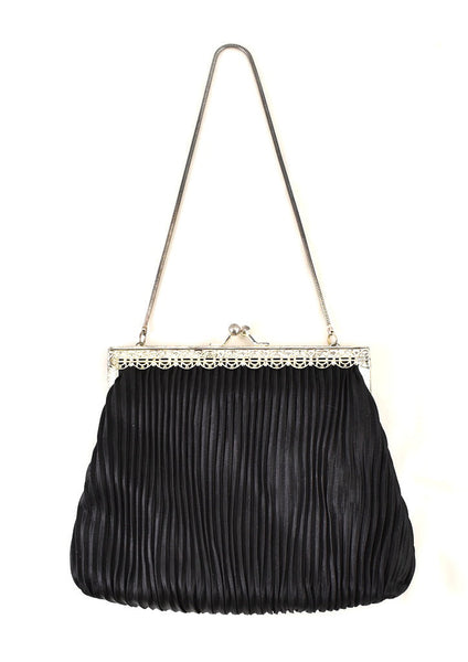 1950s Small Pleated Vintage Handbag Cats Like Us