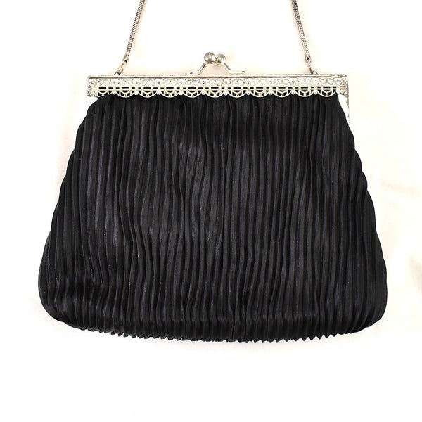 1950s Small Pleated Vintage Handbag Cats Like Us