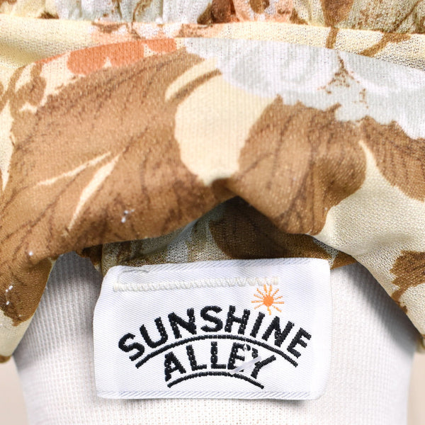 1950s Style Sheer Floral Dress Cats Like Us