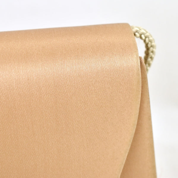 1950s Style Taupe Satin Handbag Cats Like Us