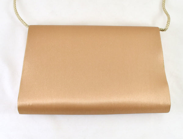 1950s Style Taupe Satin Handbag Cats Like Us