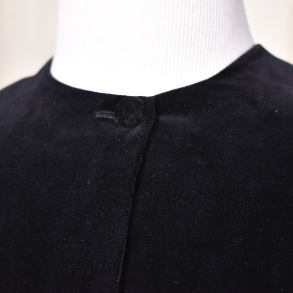 1950s Vintage Black Velvet Bolero Jacket Cats Like Us