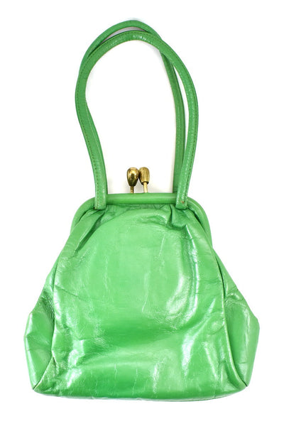 1950s Vintage Funky Kelly Green Handbag Cats Like Us