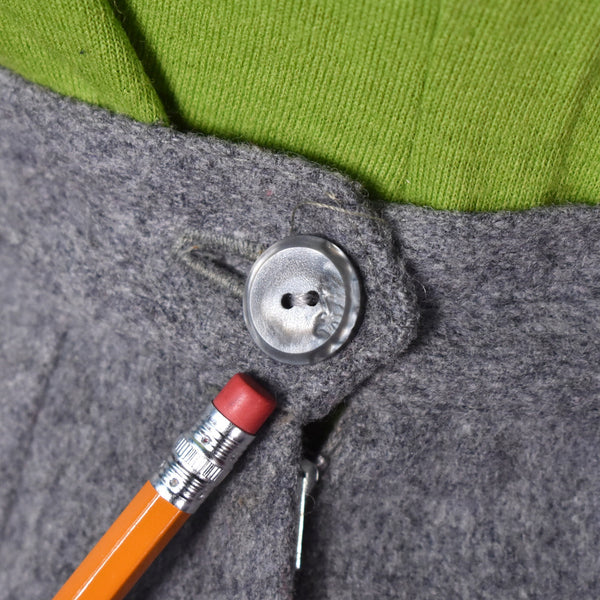 1950s Vintage Gray Wool & Cashmere Pencil Skirt Cats Like Us