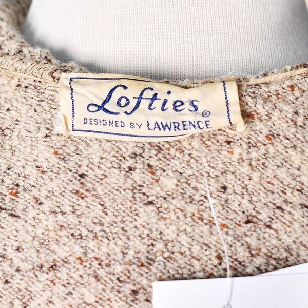 1950s Vintage Khaki Knit Skirt Set Cats Like Us