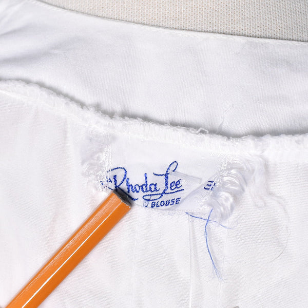 1950s Vintage Lace Front & Back Blouse Cats Like Us