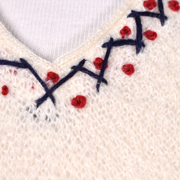 1950s Vintage Novelty Tennis Sweater Cats Like Us