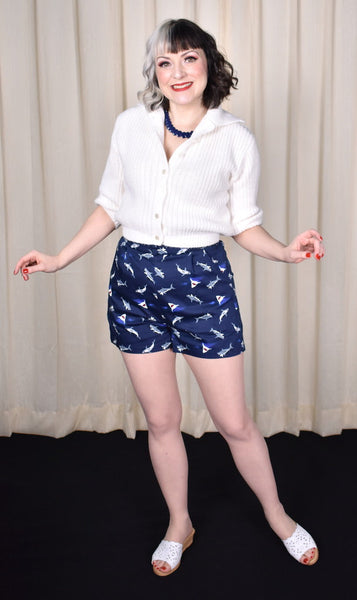 1950s Vintage Off White Cropped Sweater Cats Like Us