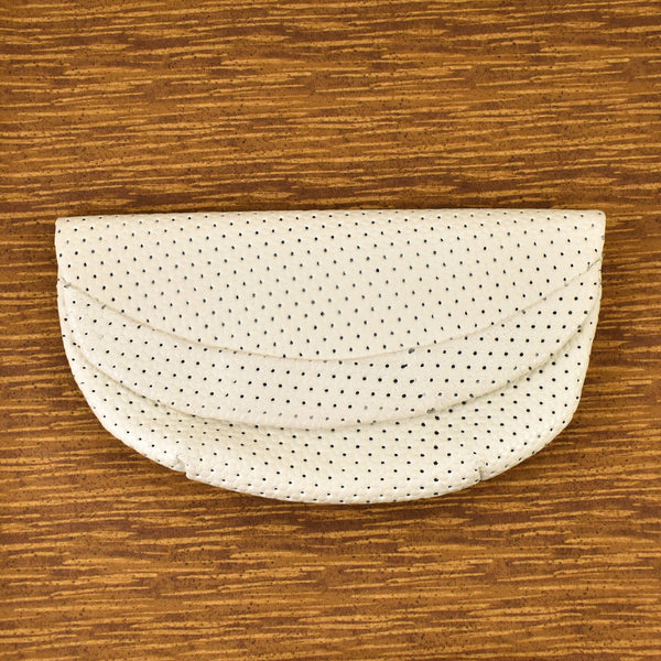 1950s Vintage Off White Lattice Clutch Bag Cats Like Us